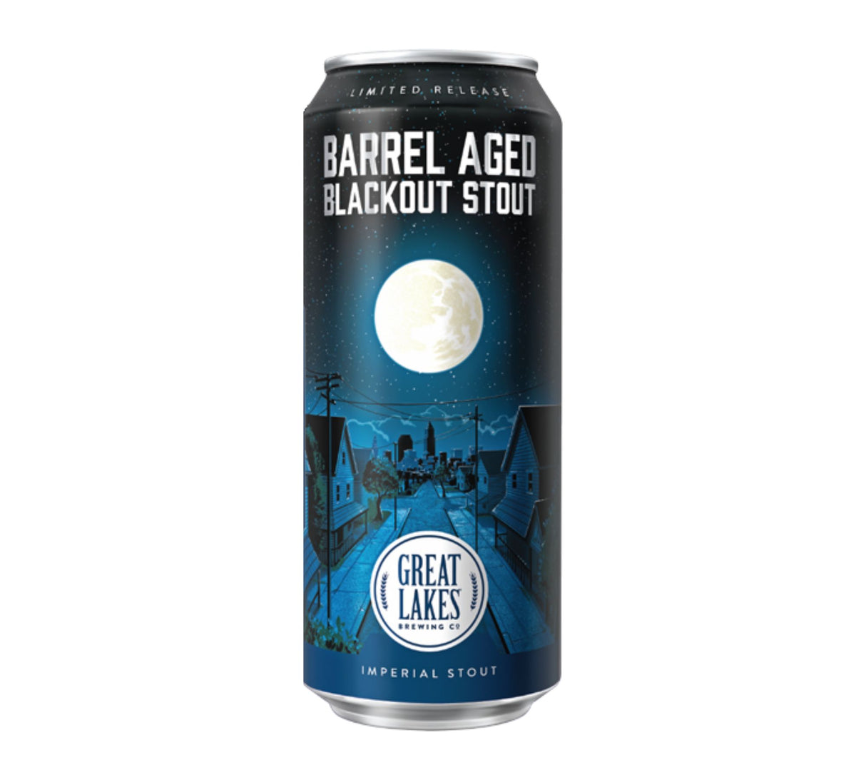 Great Lakes Barrel Aged Blackout Stout 16 oz can