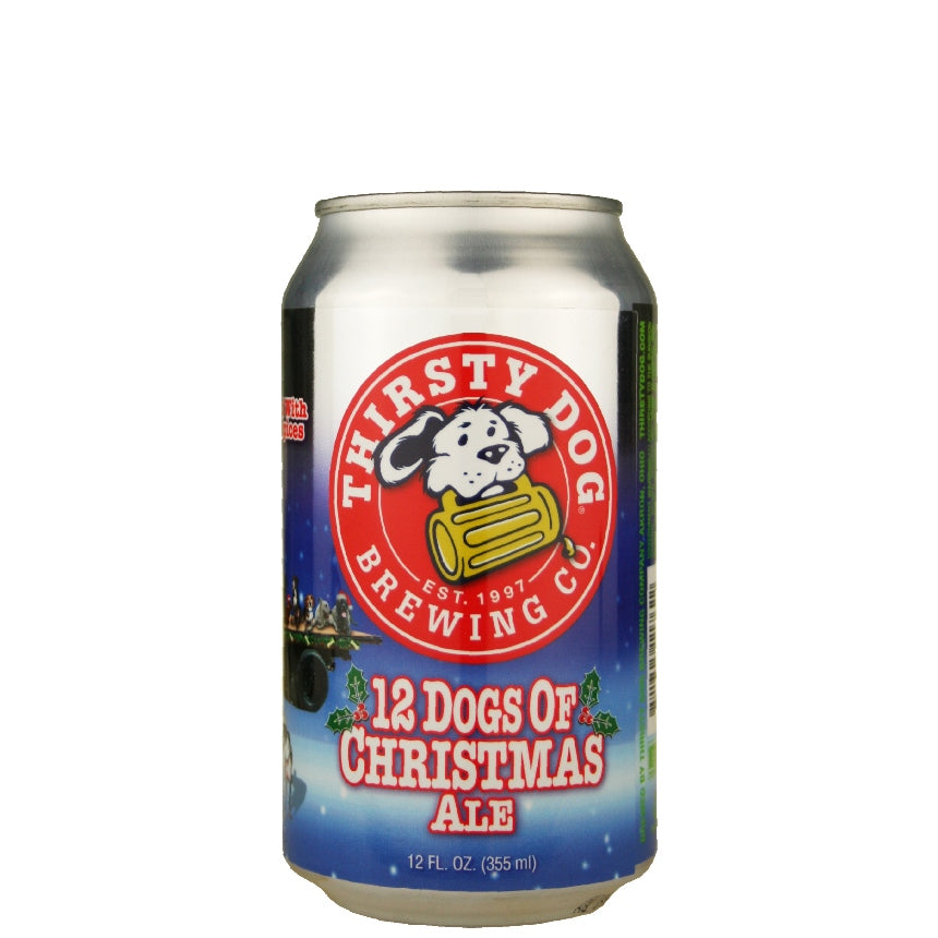 Thirsty Dog 12 Dogs of Christmas Ale 12 oz can (6-pack)