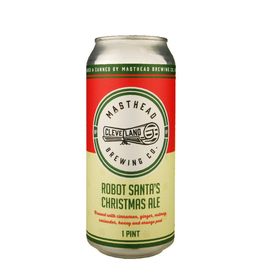 Masthead Robot Santa’s Christmas Ale 16 oz can (4-pack)