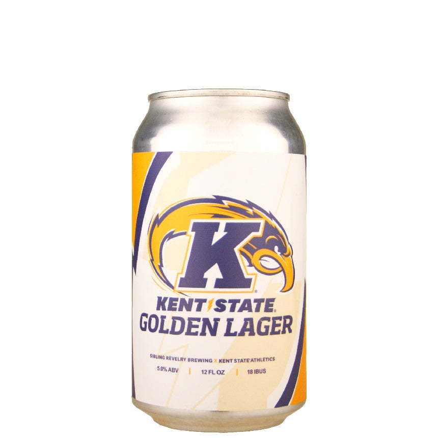 Sibling Revelry Kent State Golden Lager 12 oz can (6-pack)