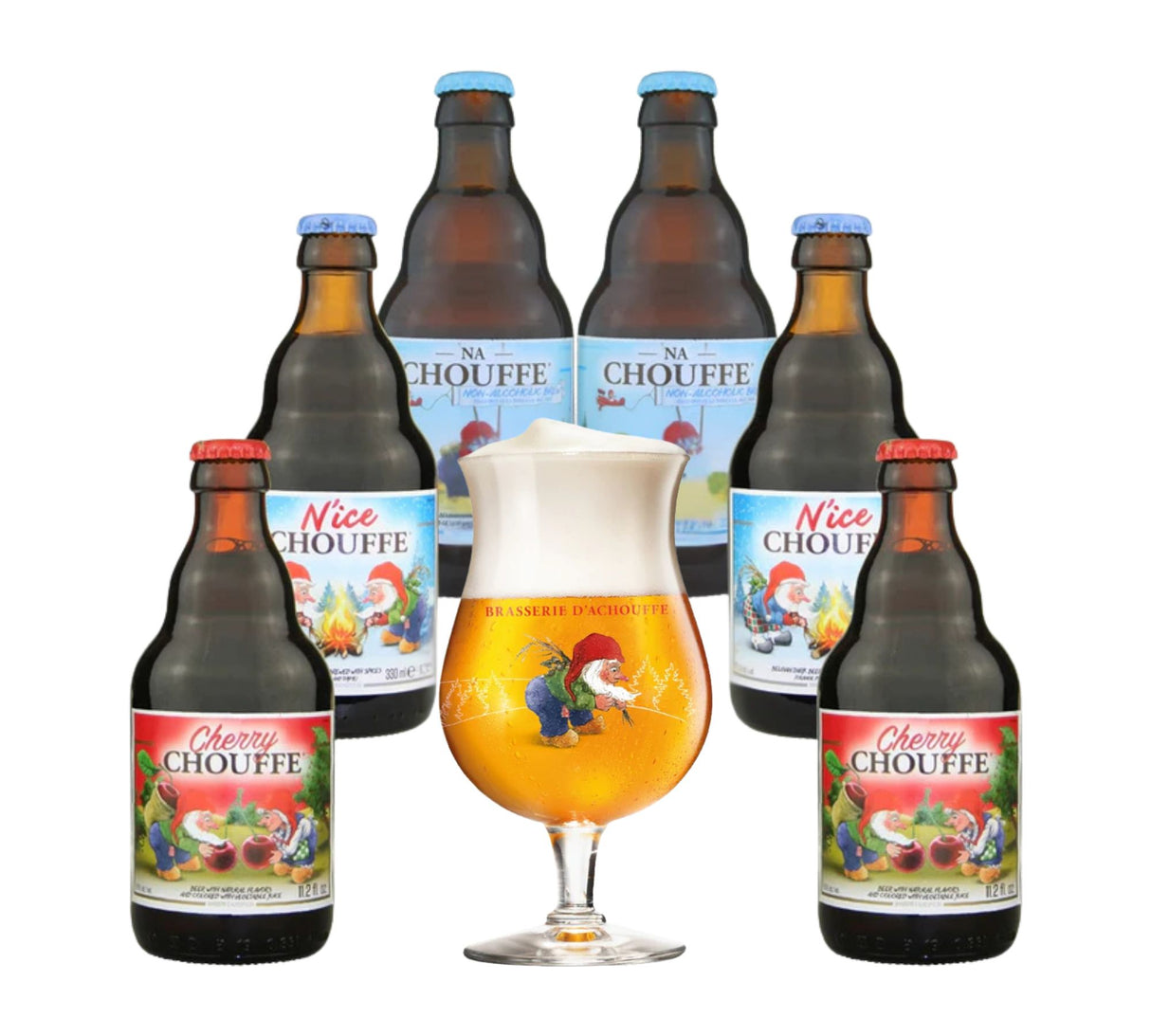 Chouffe Specialty Tasting Set (6 ales & 1 glass)