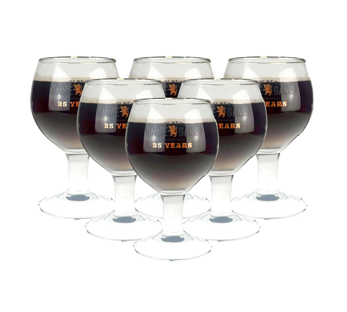 Ommegang 25th Anniversary Glass (set of 6)