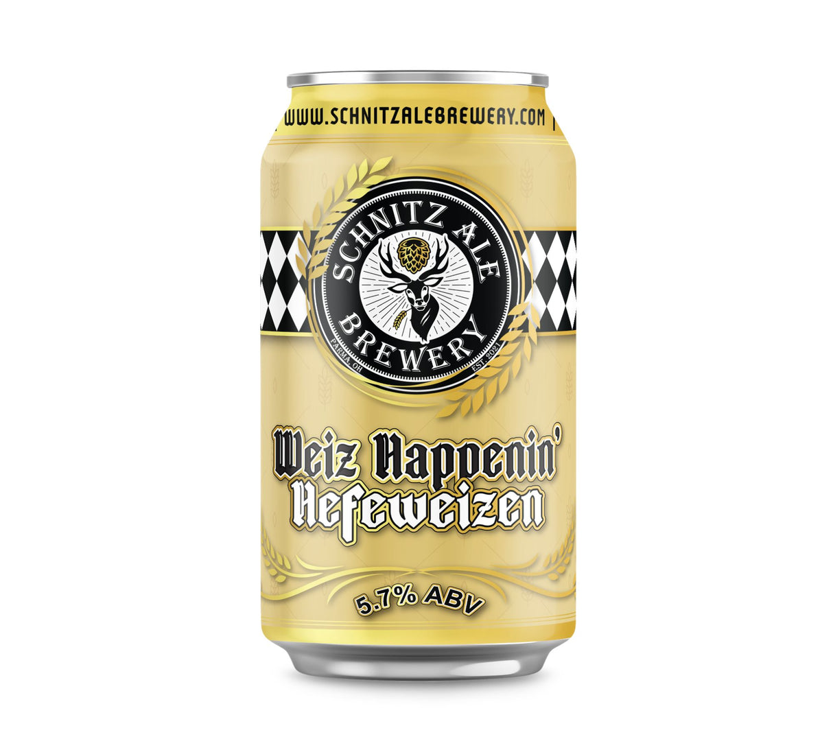 Schnitz Ale Weiz Happenin' Hefeweizen 12 oz can