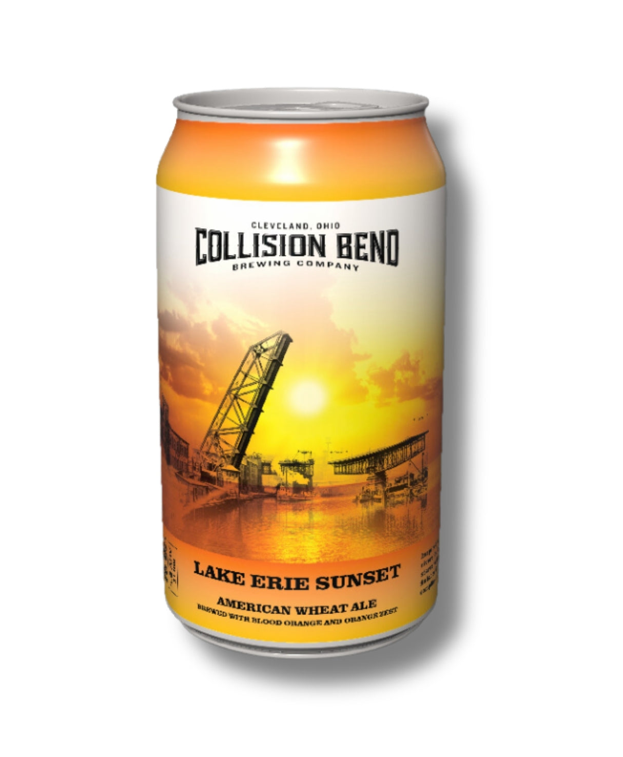 Collision Bend Brewing Co. Lake Erie Sunset Wheat 12 oz can