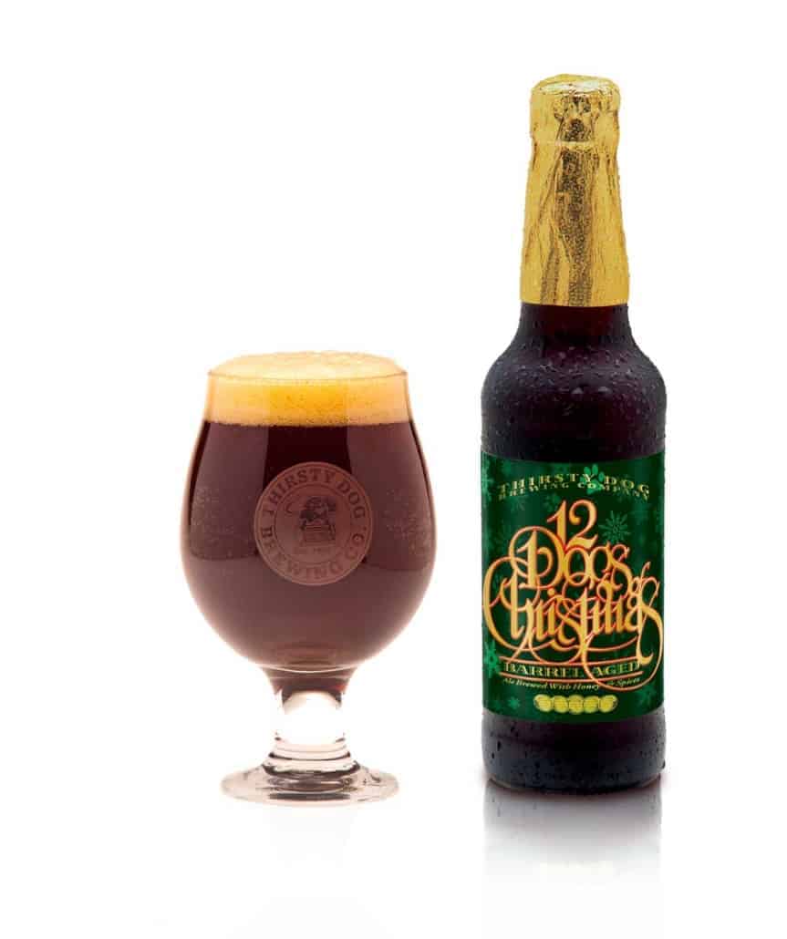 Thirsty Dog Barrel Aged 12 Dogs of Christmas Ale 12 OZ BELGIANSTYLE ALES