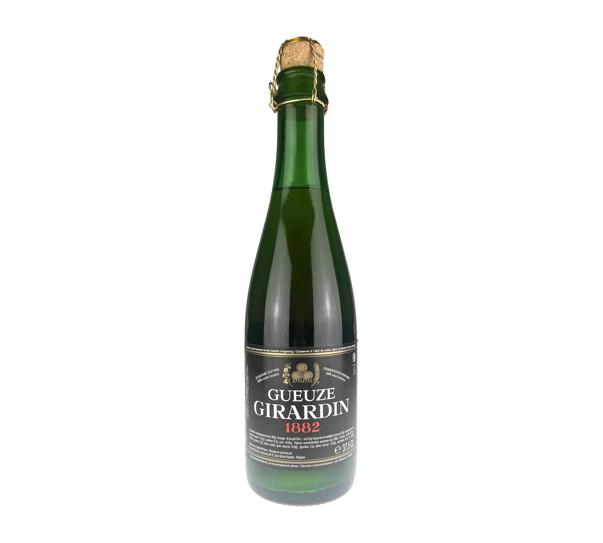 Girardin Gueuze 1882 12.7 oz bottle - cage & cork