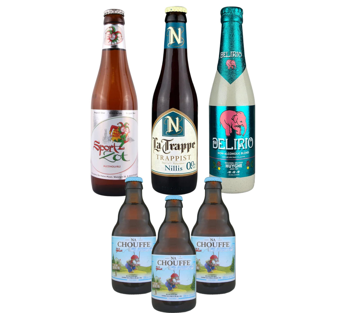 Non-Alcoholic Belgian Sampler (6 Bottles)