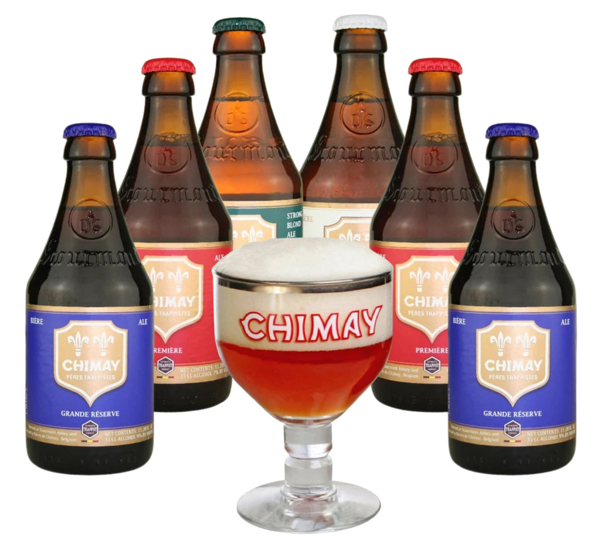 Chimay Tasting Set (6 ales & 1 glass)