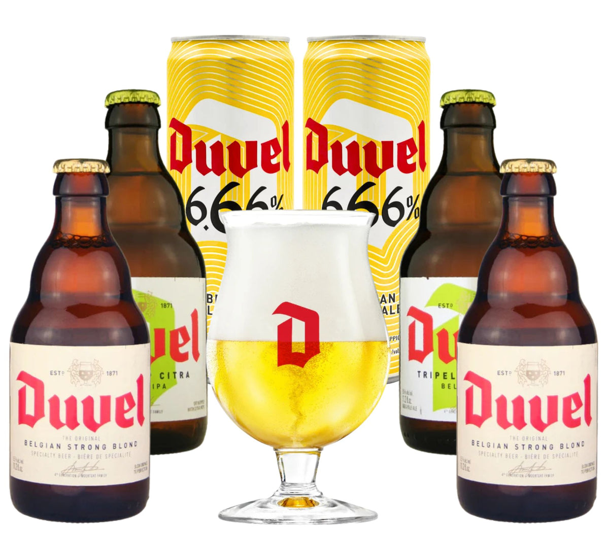 Duvel Tasting Set (6 ales & 1 glass)