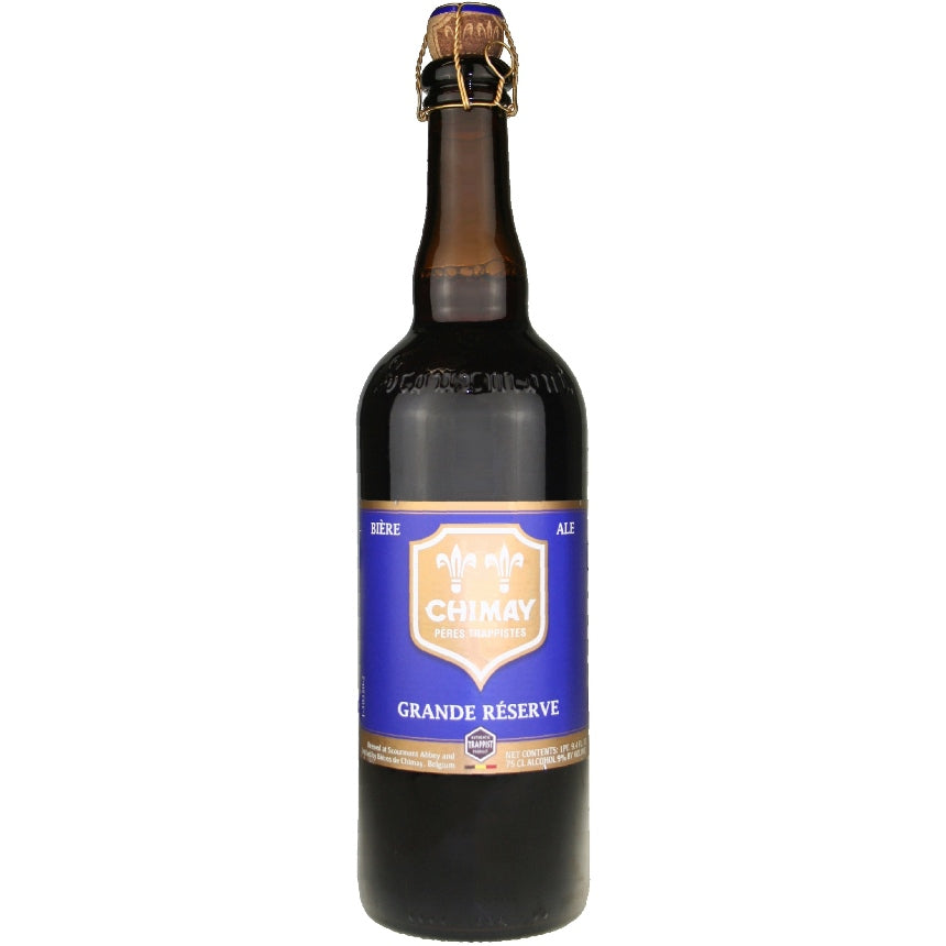 Chimay Trappist Grande Reserve (blue label) 25.4 oz – BELGIAN