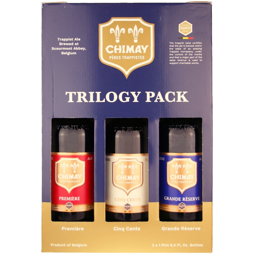 Chimay Trappist Trilogy Gift Set (3 large bottles)