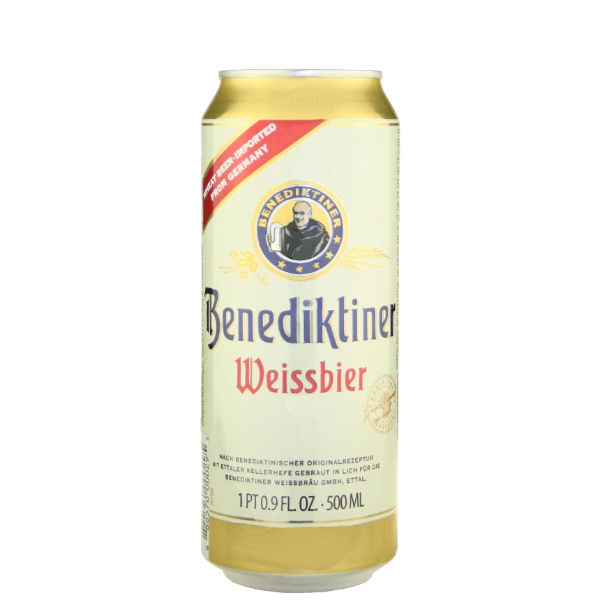 Benediktiner Weissbier 16.9 oz can