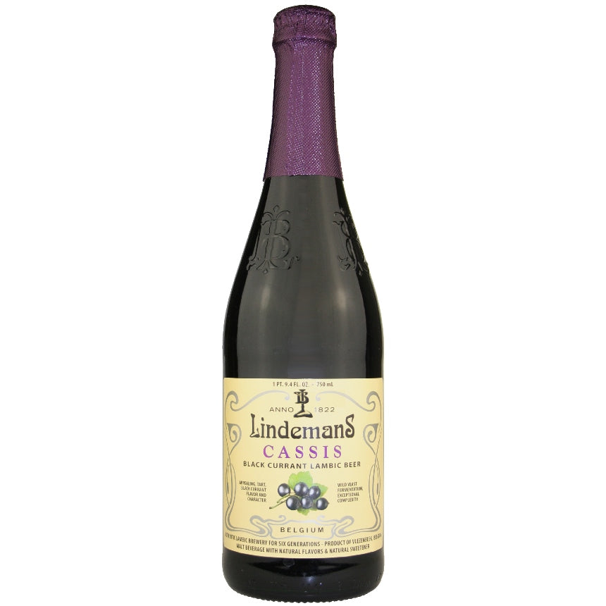 Lindemans Cassis (Blackcurrant) Lambic 25.4 oz – BELGIAN-STYLE ALES