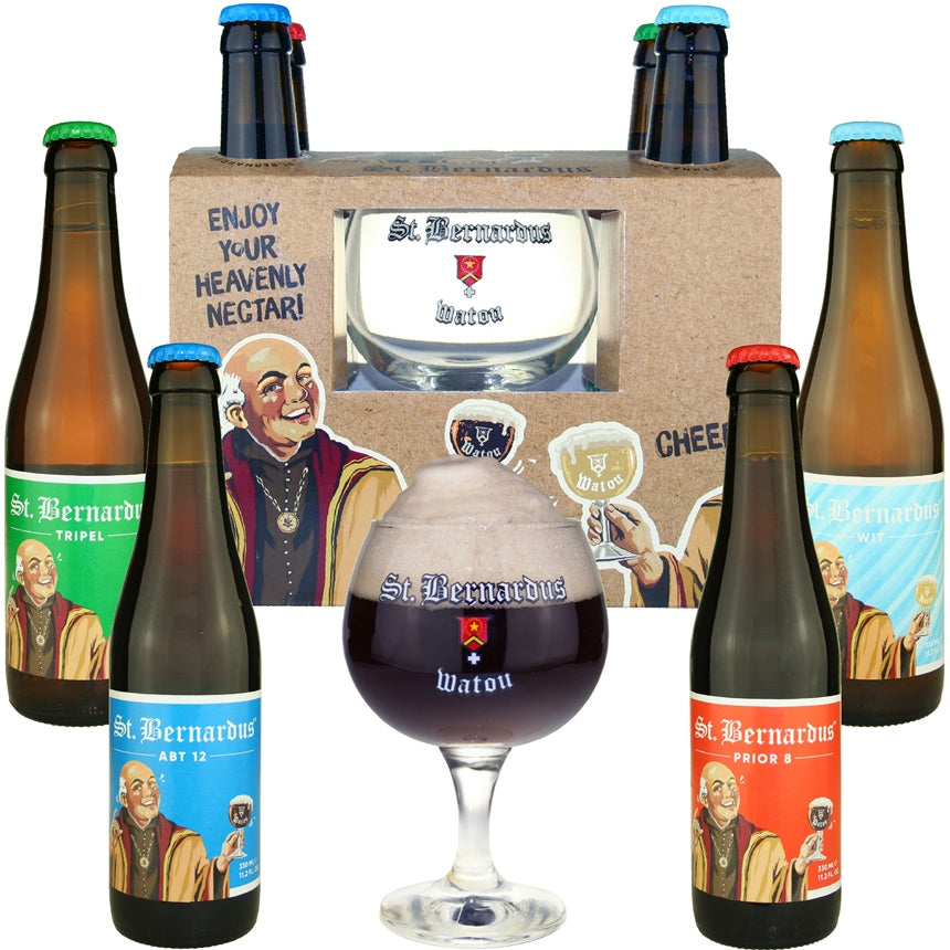 St. Bernardus Abbey Ales Gift Set (4 ales & glass)