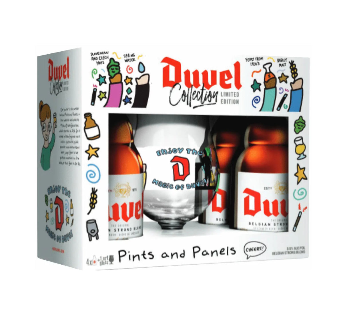 Duvel Gift Set (4 ales & 1 glass)