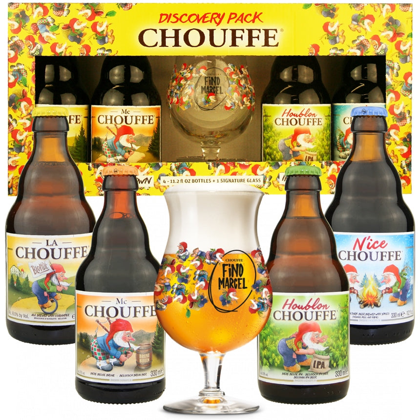 Chouffe Discovery Pack (4 ales & 1 glass)