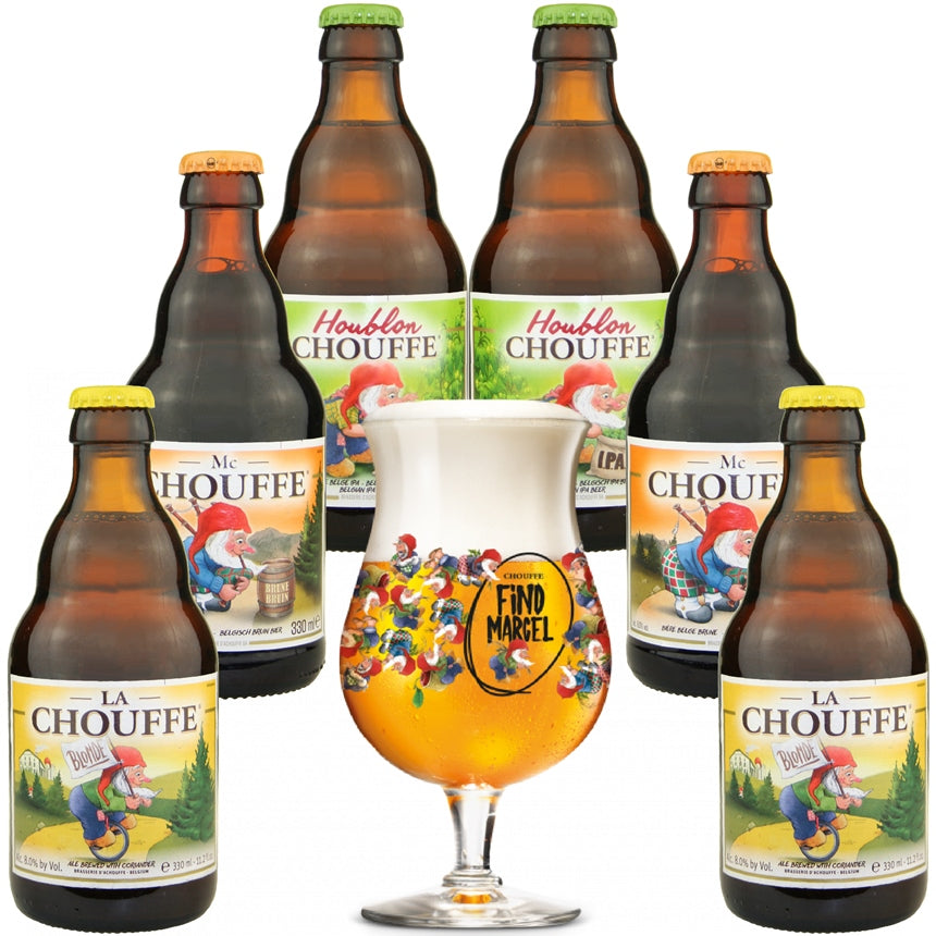 Chouffe Classics Tasting Set (6 ales & 1 glass)