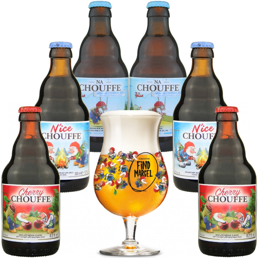 Chouffe Specialty Tasting Set (6 ales & 1 glass)