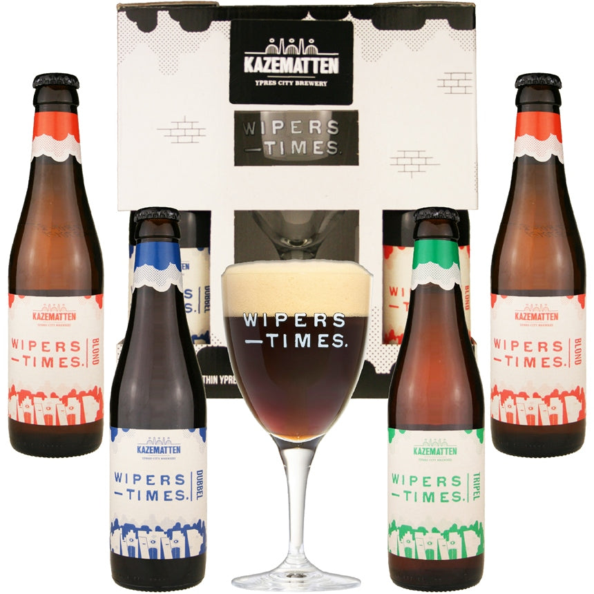 Kazematten Gift Set (4 ales & 1 glass)