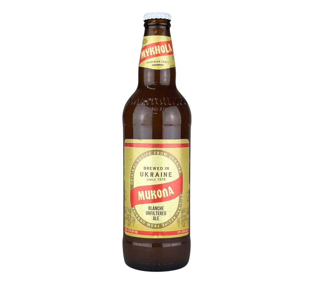 Mukona Blanche Unfiltered Ale 16.9 oz bottle