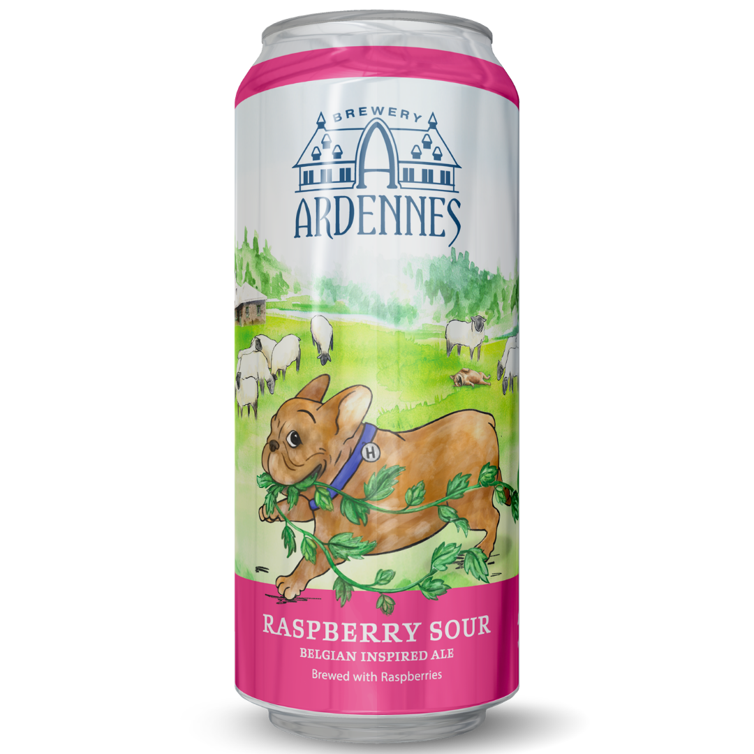 Brewery Ardennes Raspberry Sour, 16 oz can
