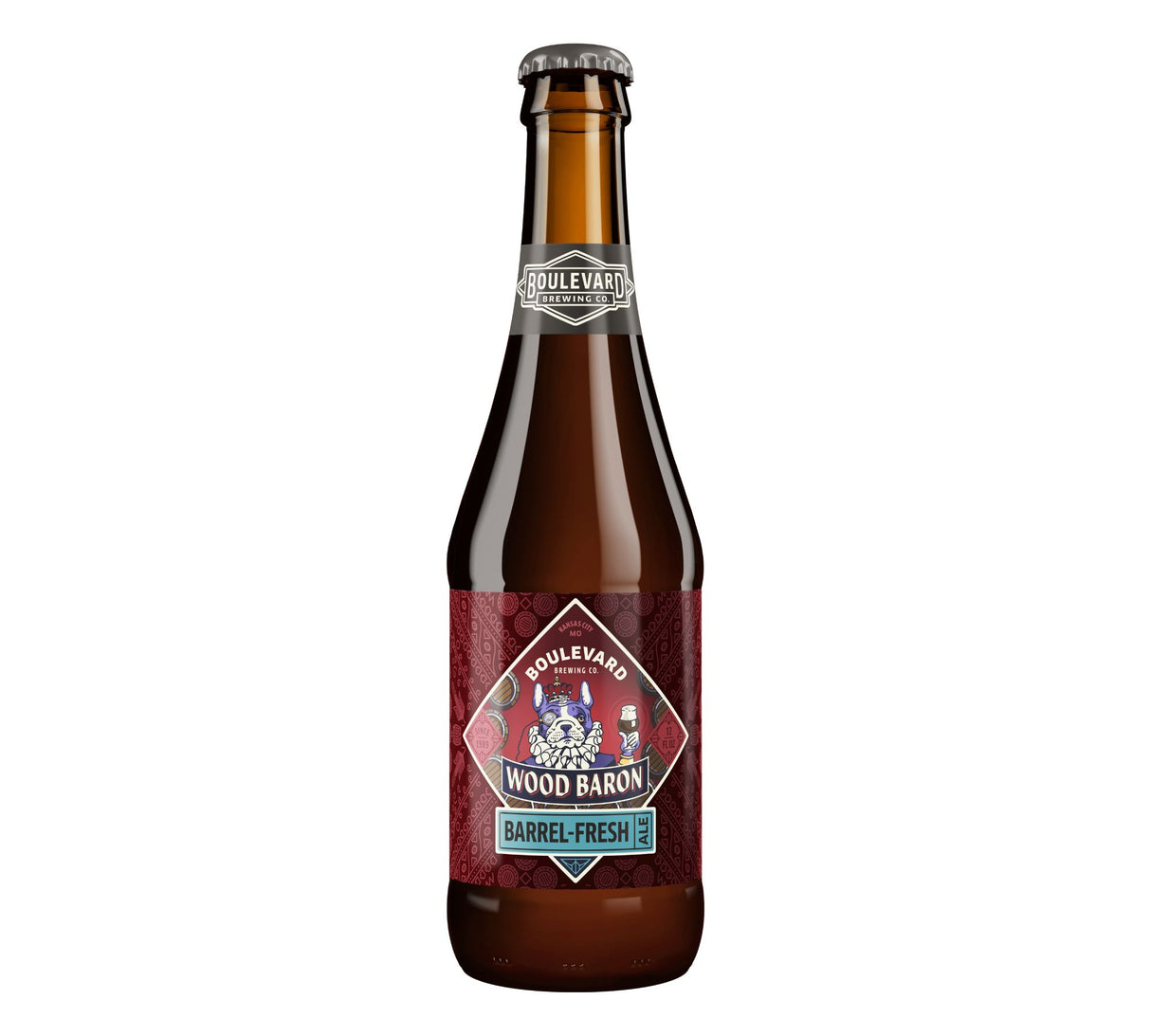 Boulevard Wood Baron Barrel-Fresh Ale 12 oz bottle