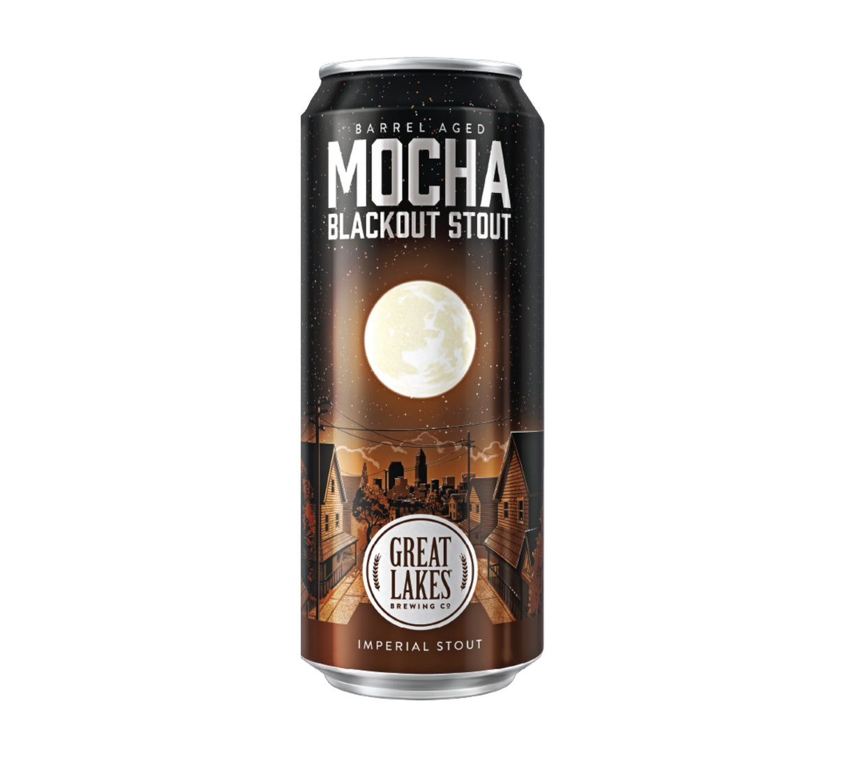 Great Lakes Barrel Aged Mocha Blackout Stout 16 oz can