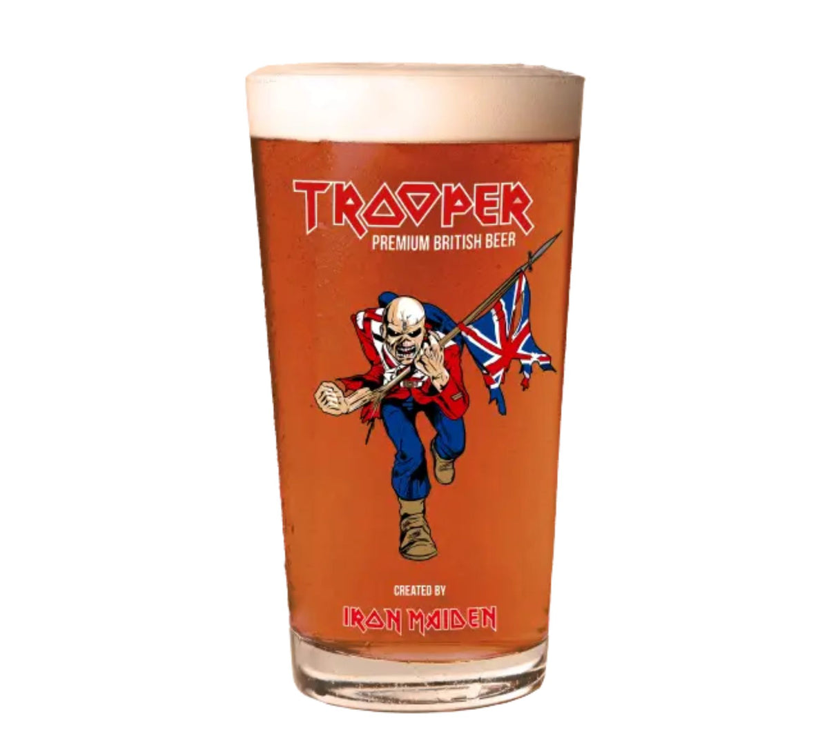 Trooper Pint Glass